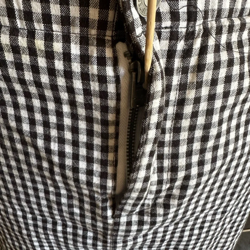 HOLLISTER WOMENS FITTED MINI CHECKERED SKIRT SZ XS - Picture 8 of 11